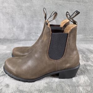 Blundstone Heeled Chelsea Boot Antique Brown Size 8 US Womens